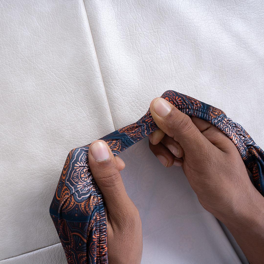 Black Butta Elastic Bench Cover