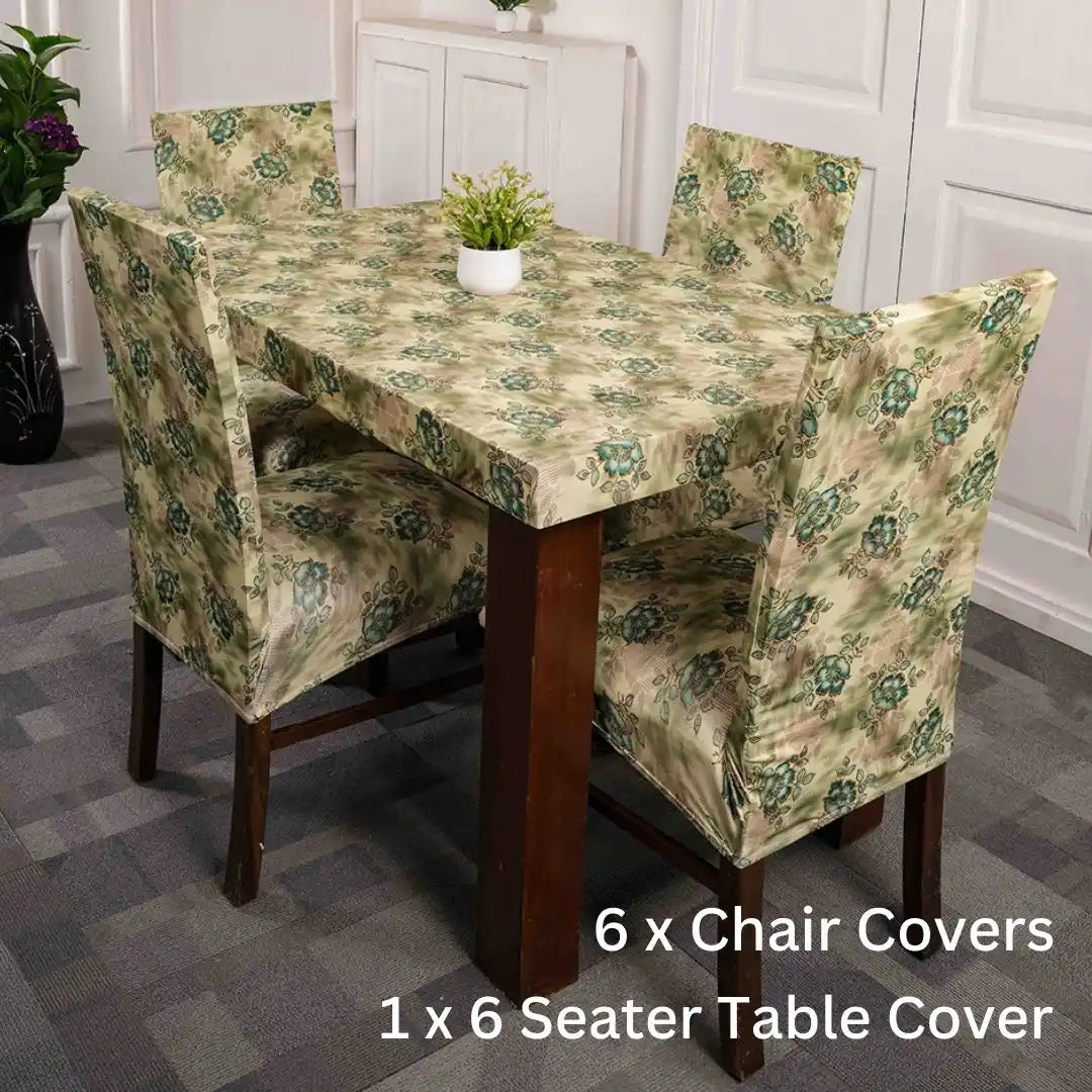Pistachio Elastic Chair & Table Cover