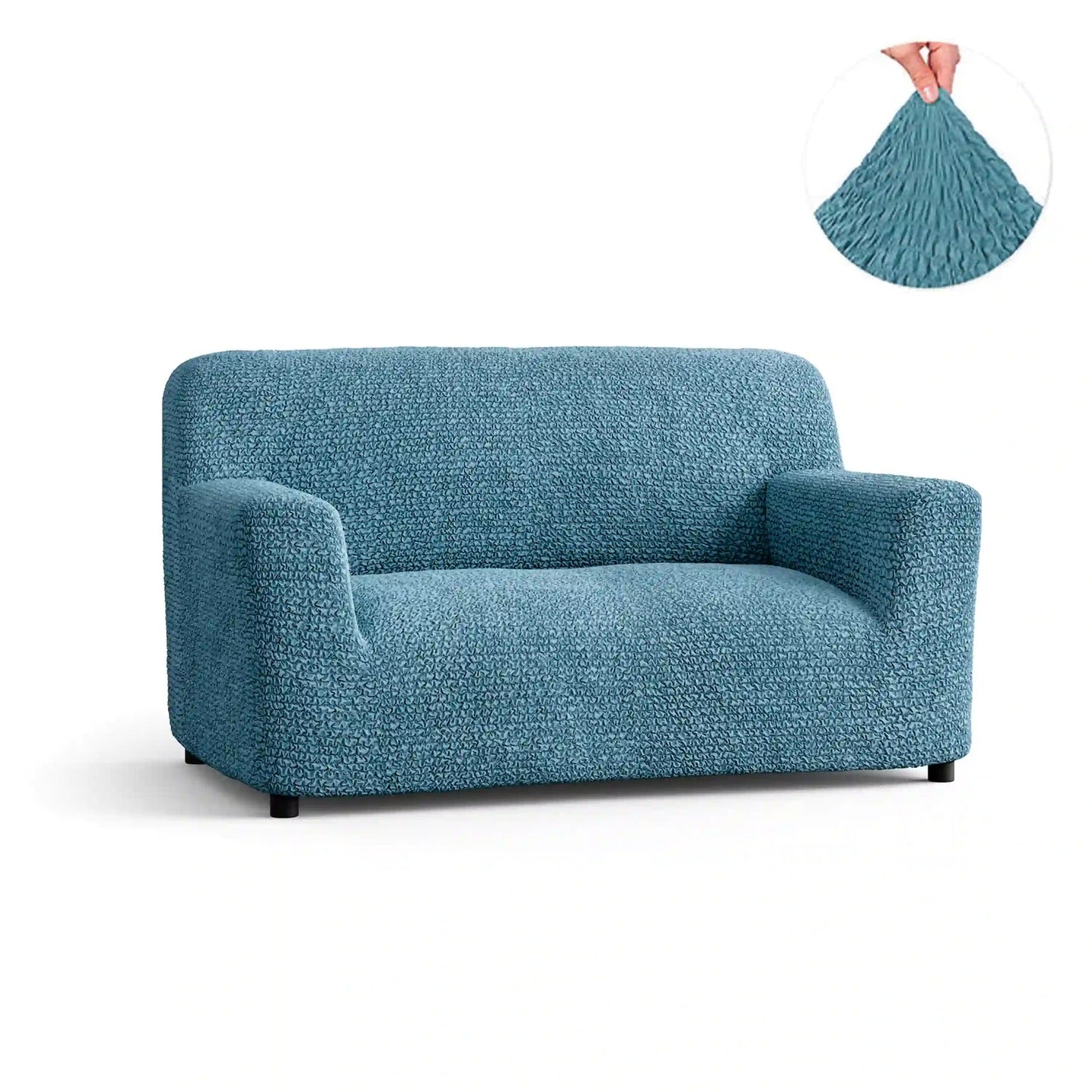 DivineTrendz™ Exclusive - Tiffany Crinkle Sofa Cover