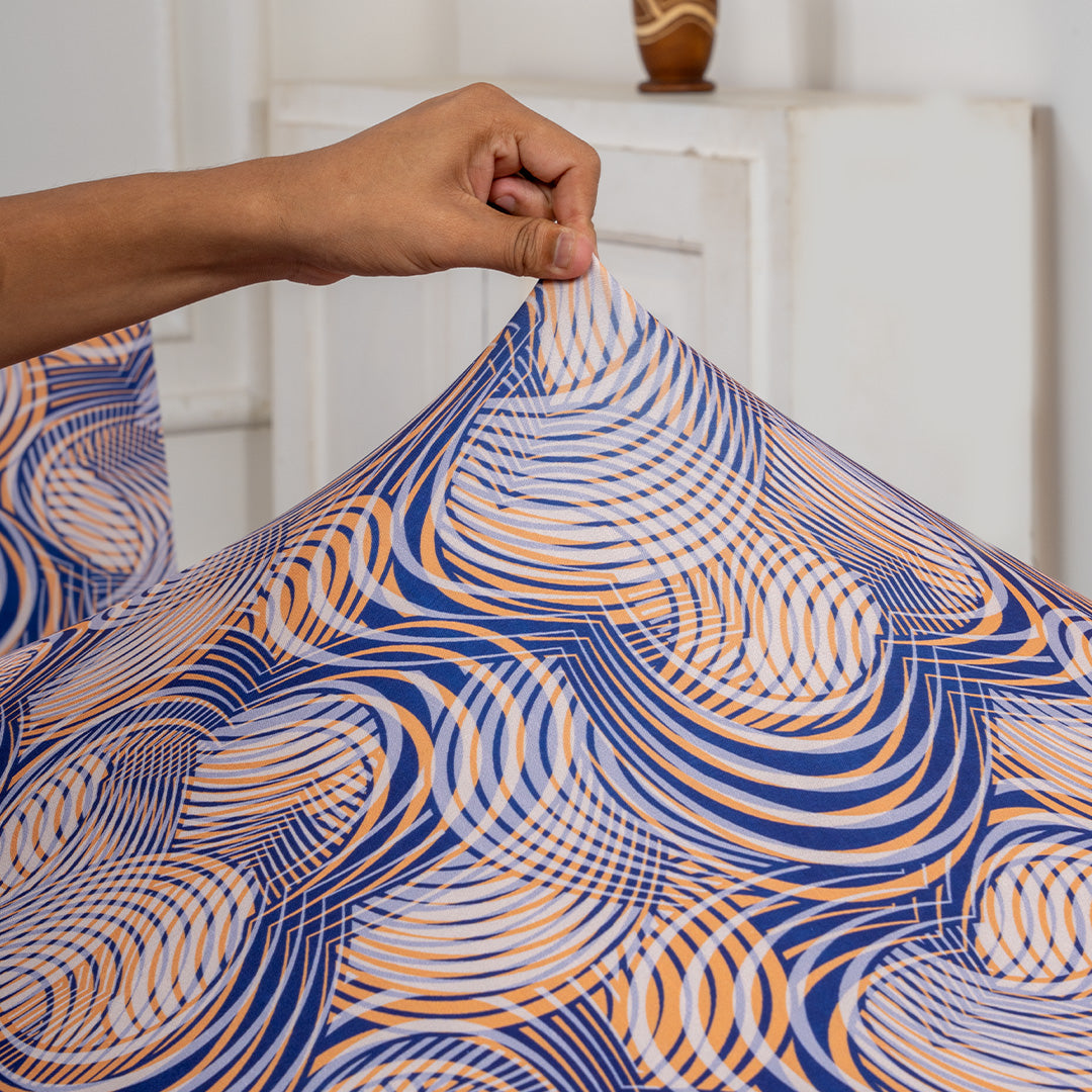 DivineTrendz Exclusive - Eclipse Ring Elastic Chair & Table Cover