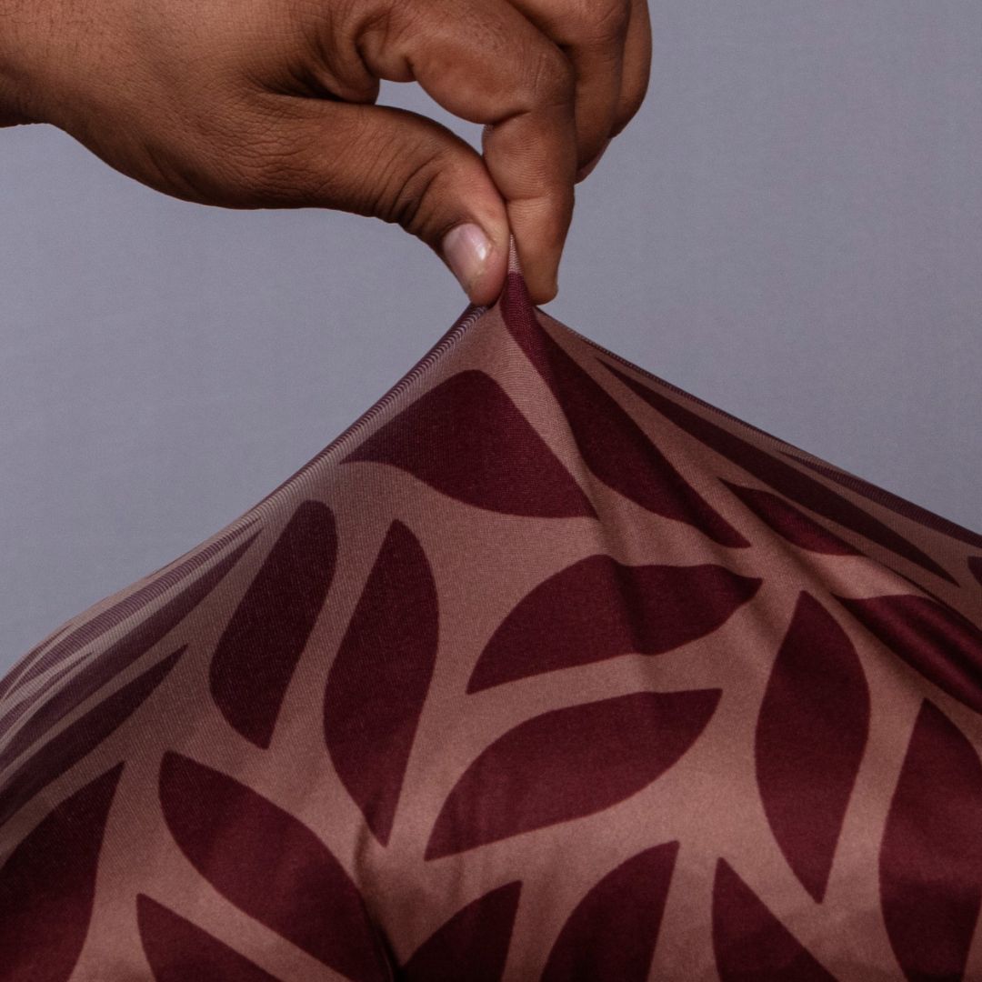 DivineTrendz Exclusive - Brown print Cushion Cover.