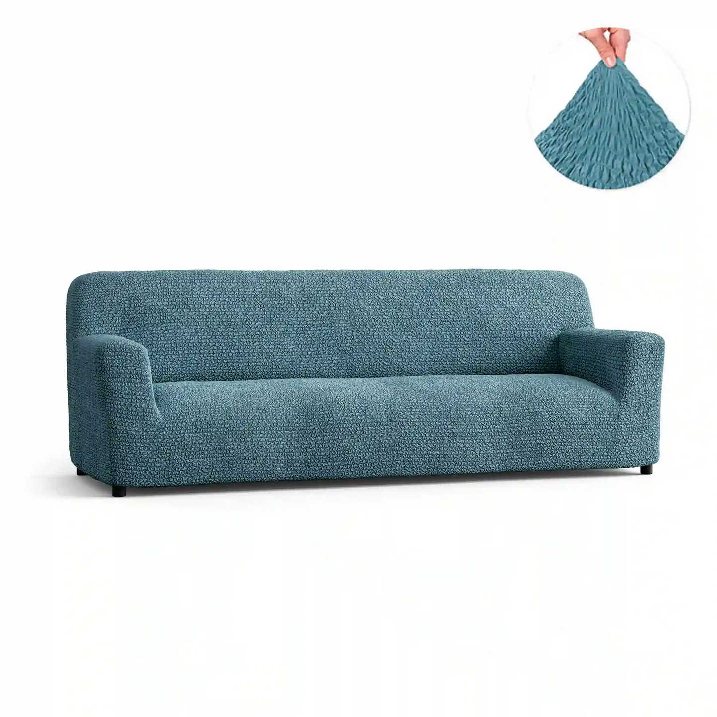 DivineTrendz™ Exclusive - Tiffany Crinkle Sofa Cover