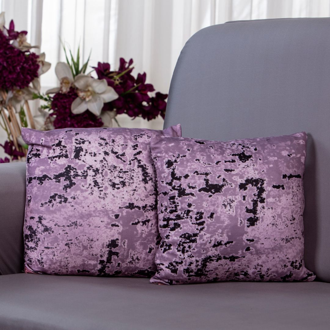 Sofa cushion cover, pillow cover set of six, center sofa cushion cover-100% splendex Machine wash cold. Wash dark colors separately. Do not soak. Do not bleach, tumble dry low, warm iron if necessary-wine tie dye cushion cover-superi comfy-super stretchable.