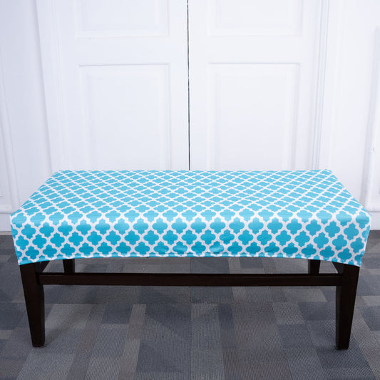 Blue Diamond Stretchable Elastic Bench Cover