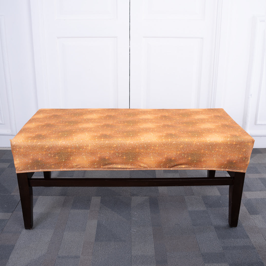 Lighting Yellow Elastic Bench Cover