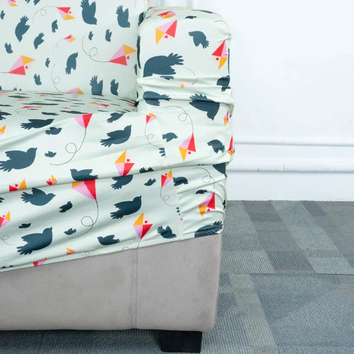 Birds & Kites Elastic Sofa Cover
