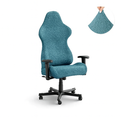 DivineTrendz™ Exclusive - Tiffany Luxe Crinkle Office Chair Cover