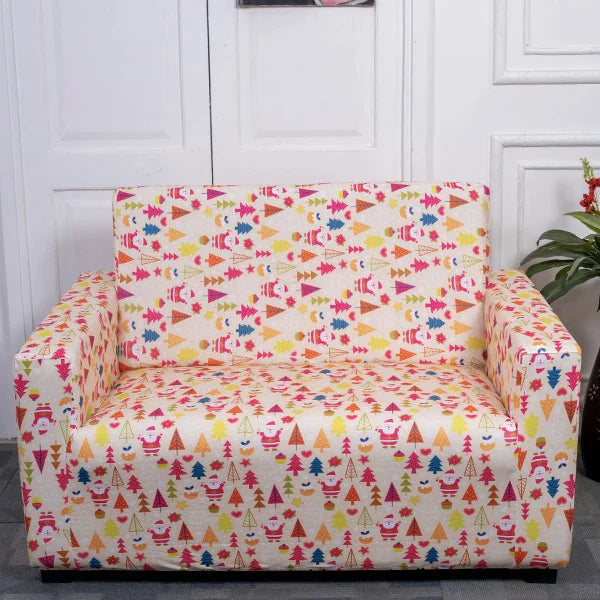 Christmas Santa design sofa cover
