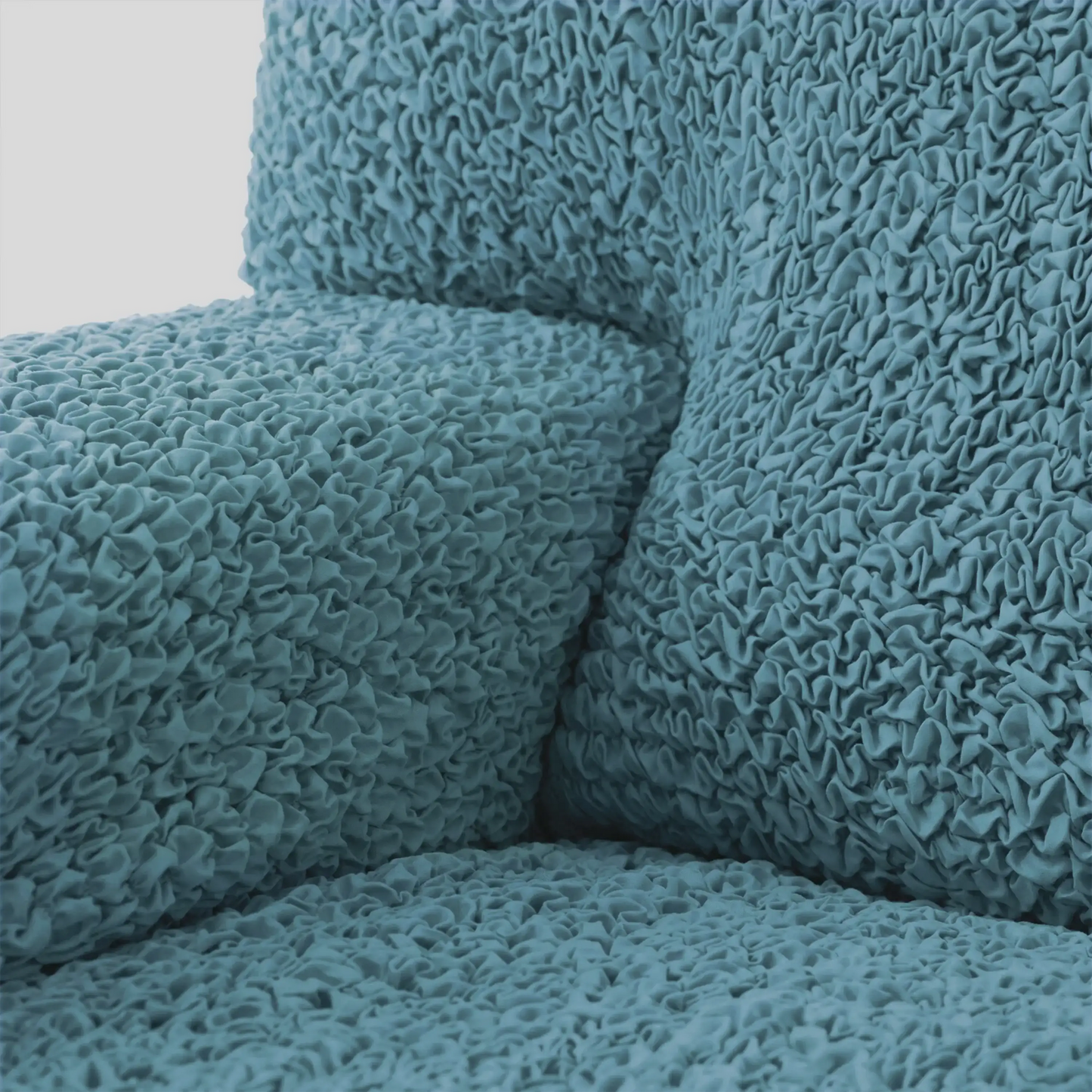 DivineTrendz™ Exclusive - Tiffany Crinkle Corner Sofa Cover