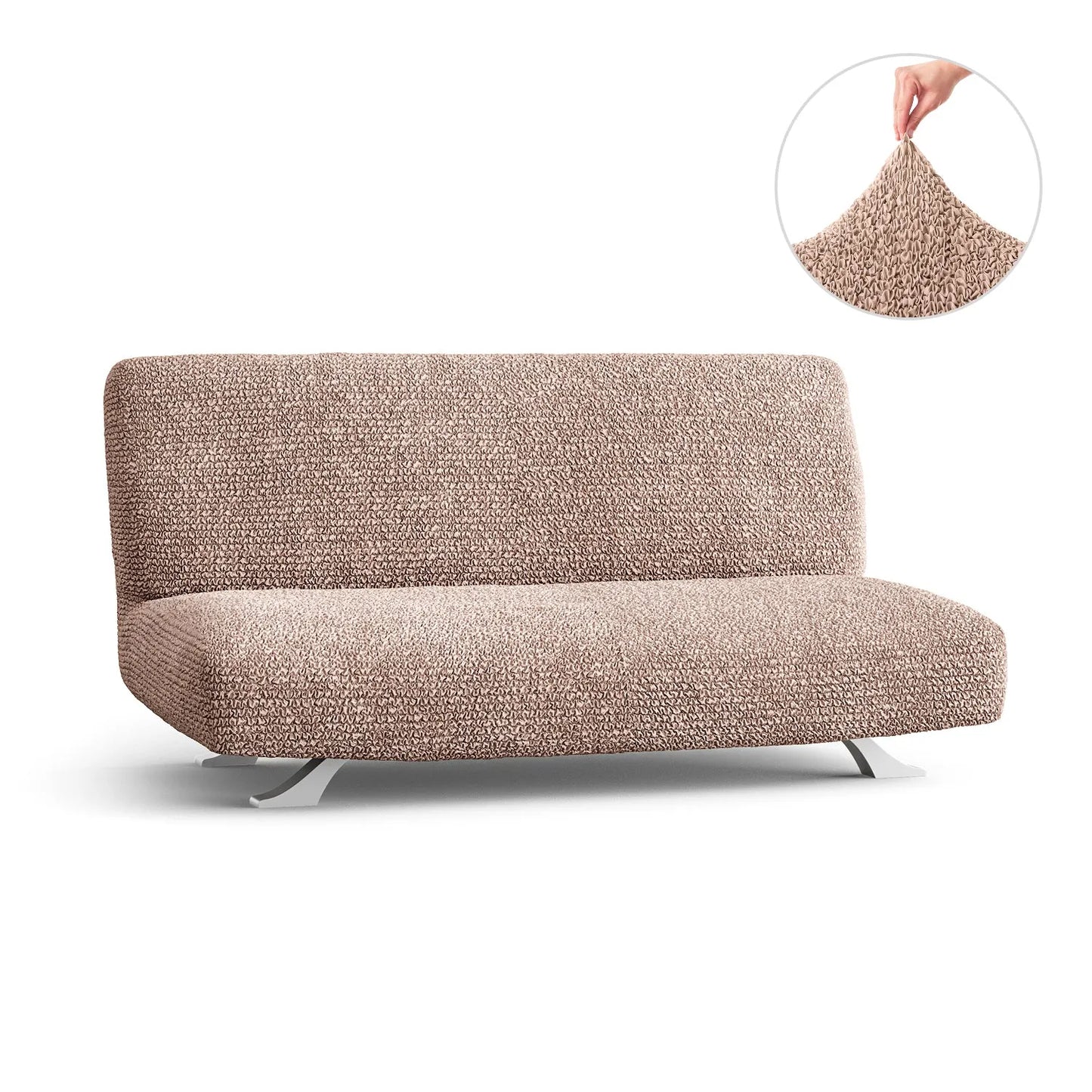DivineTrendz™ Exclusive - Mango Luxe Crinkle Futon Cover