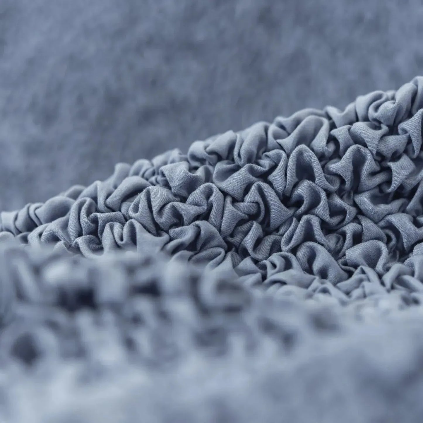 DivineTrendz™ Exclusive - Blue Luxe Crinkle Futon Cover