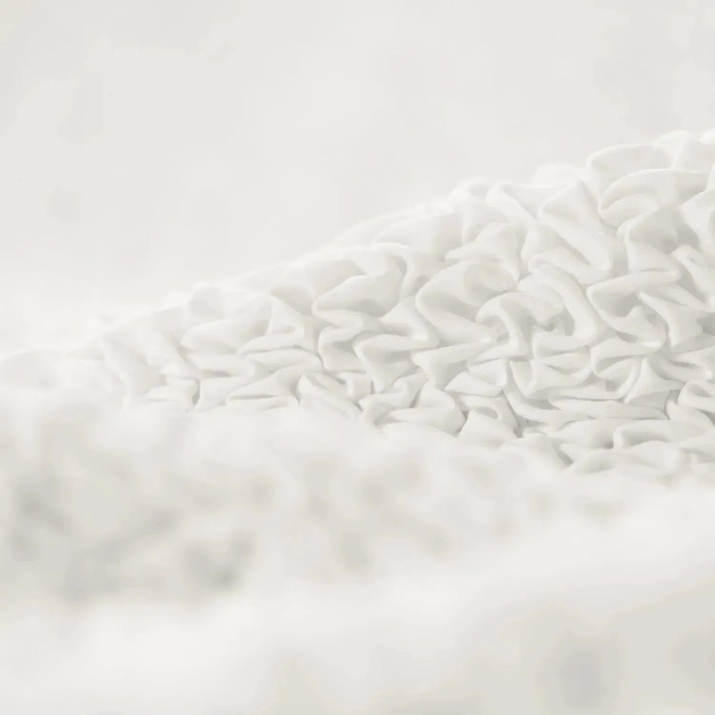 DivineTrendz™ Exclusive - White Luxe Crinkle Futon Cover