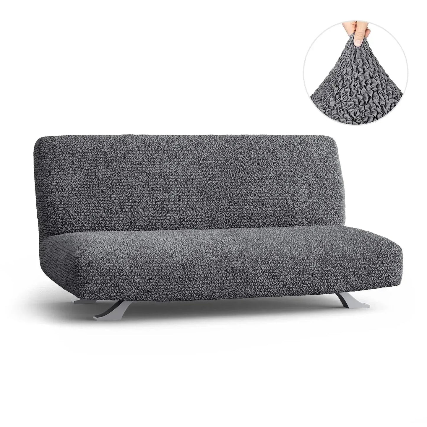 DivineTrendz™ Exclusive - Mango Luxe Crinkle Futon Cover