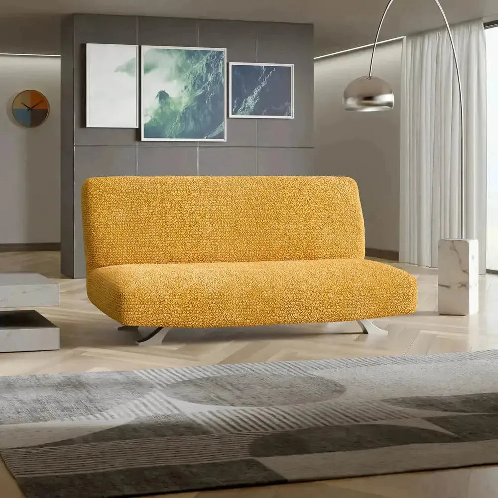 DivineTrendz™ Exclusive - Mango Luxe Crinkle Futon Cover