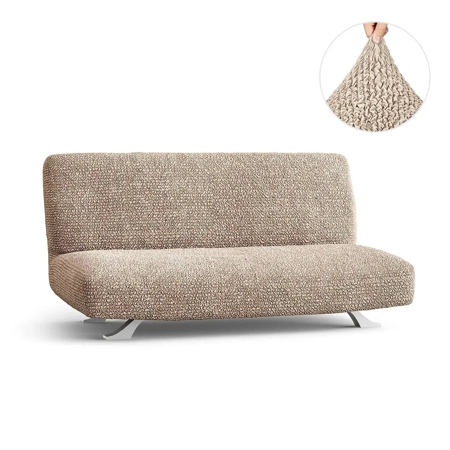 DivineTrendz™ Exclusive - Mango Luxe Crinkle Futon Cover