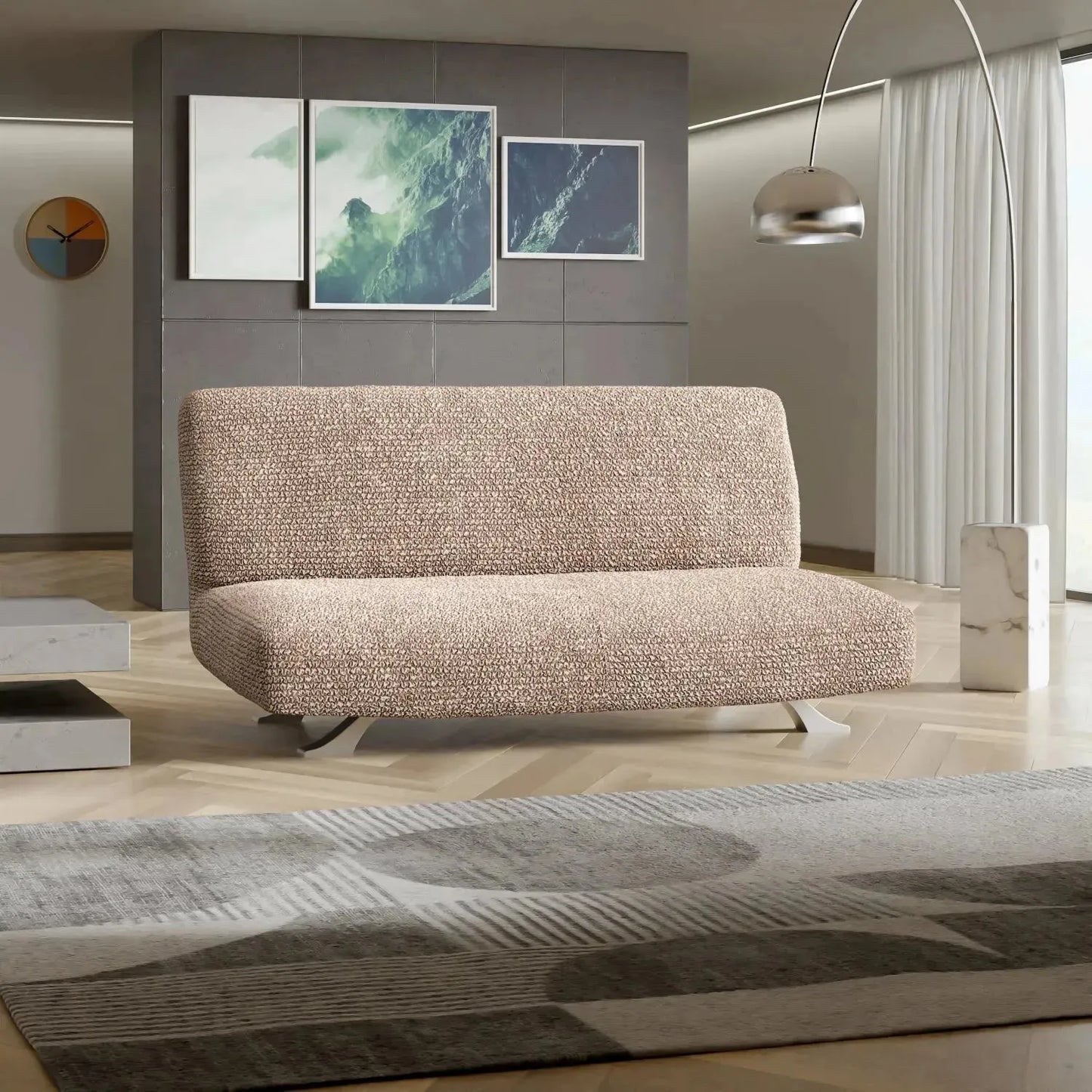 DivineTrendz™ Exclusive - Mango Luxe Crinkle Futon Cover