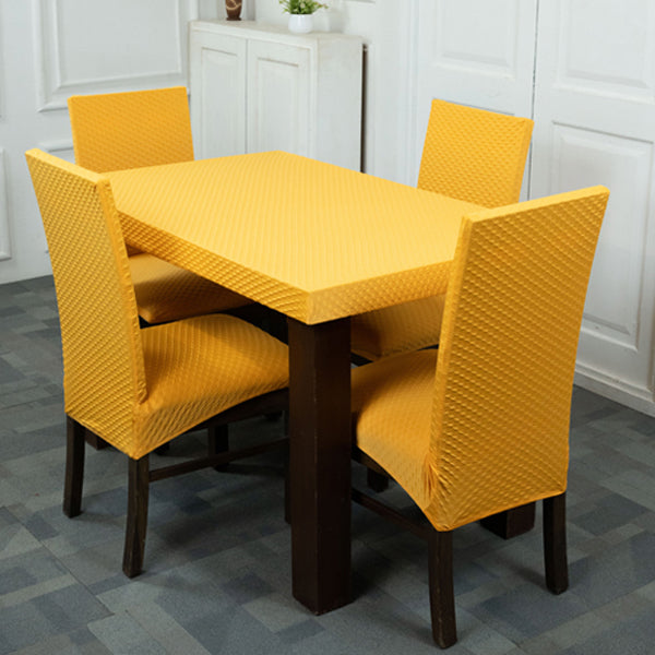 Yellow dining discount room chair covers