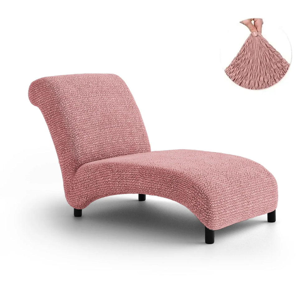 DivineTrendz™ Exclusive - Pink Luxe Crinkle Chaise Lounge cover