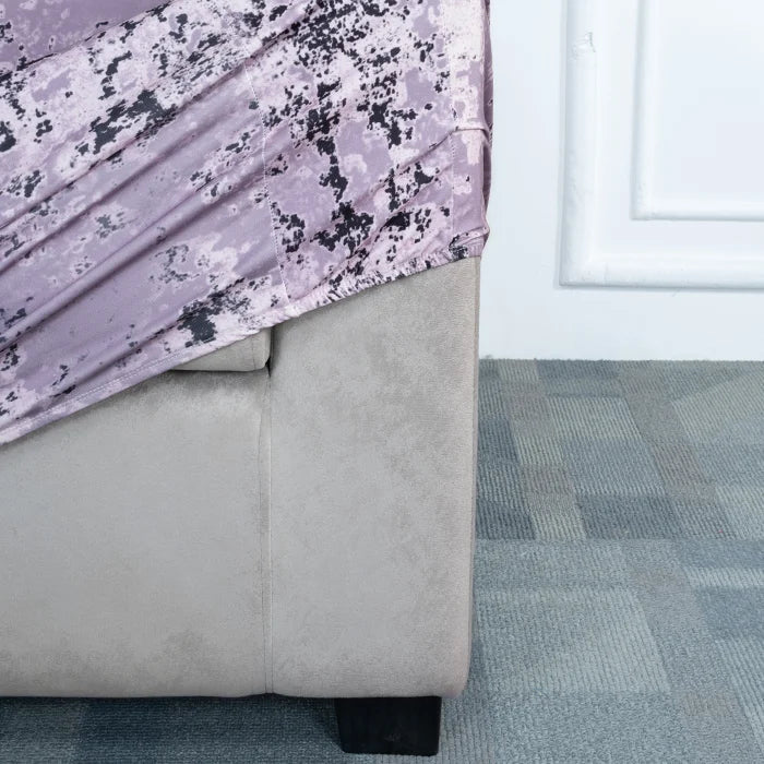Wine Tie Dye Elastic Sofa Slipcovers