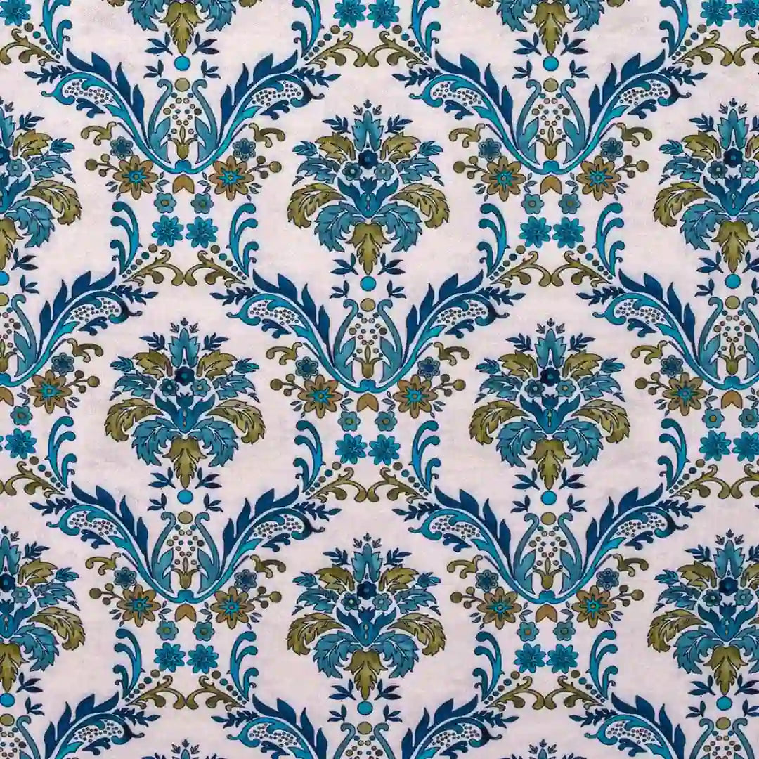 Blue Bliss Design Elastic Table Cover