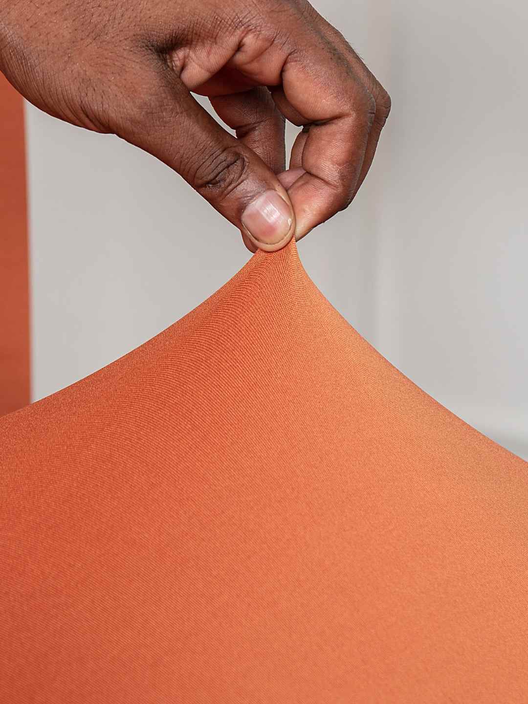 Brown Rust Color Chair Cover