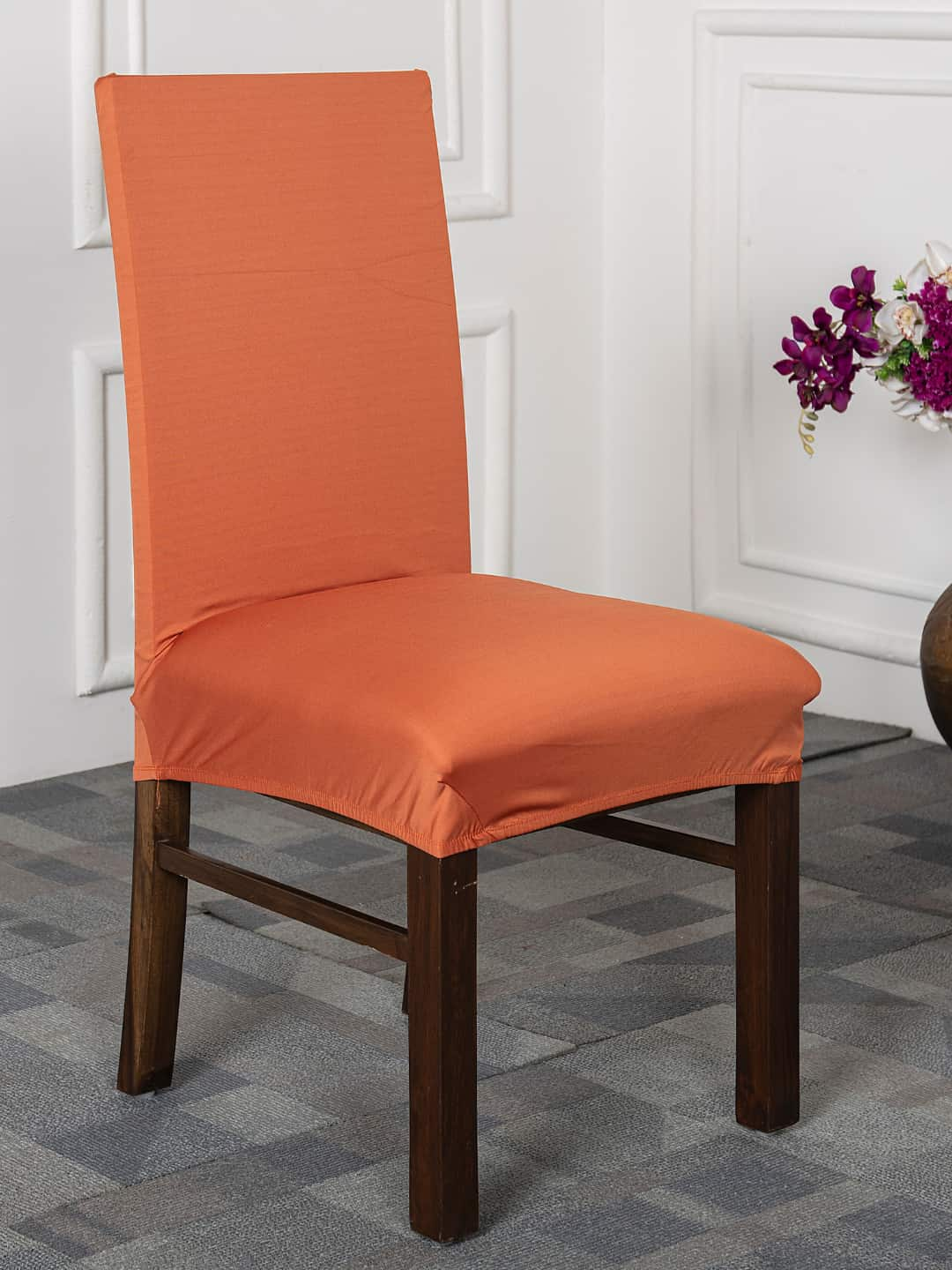 Burnt orange chair discount covers