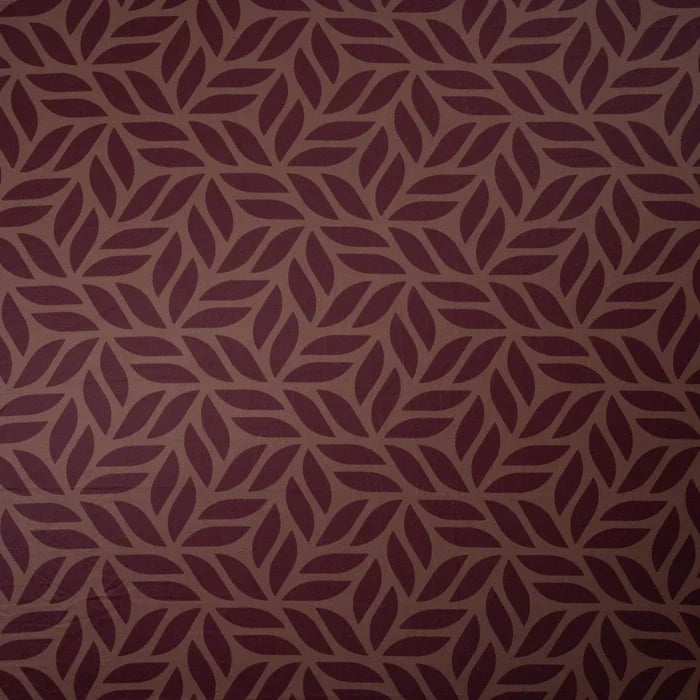 Brown Print Design Elastic Table Chair Cover