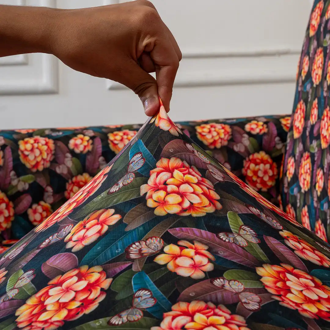 Forest Flower Elastic Sofa Covers