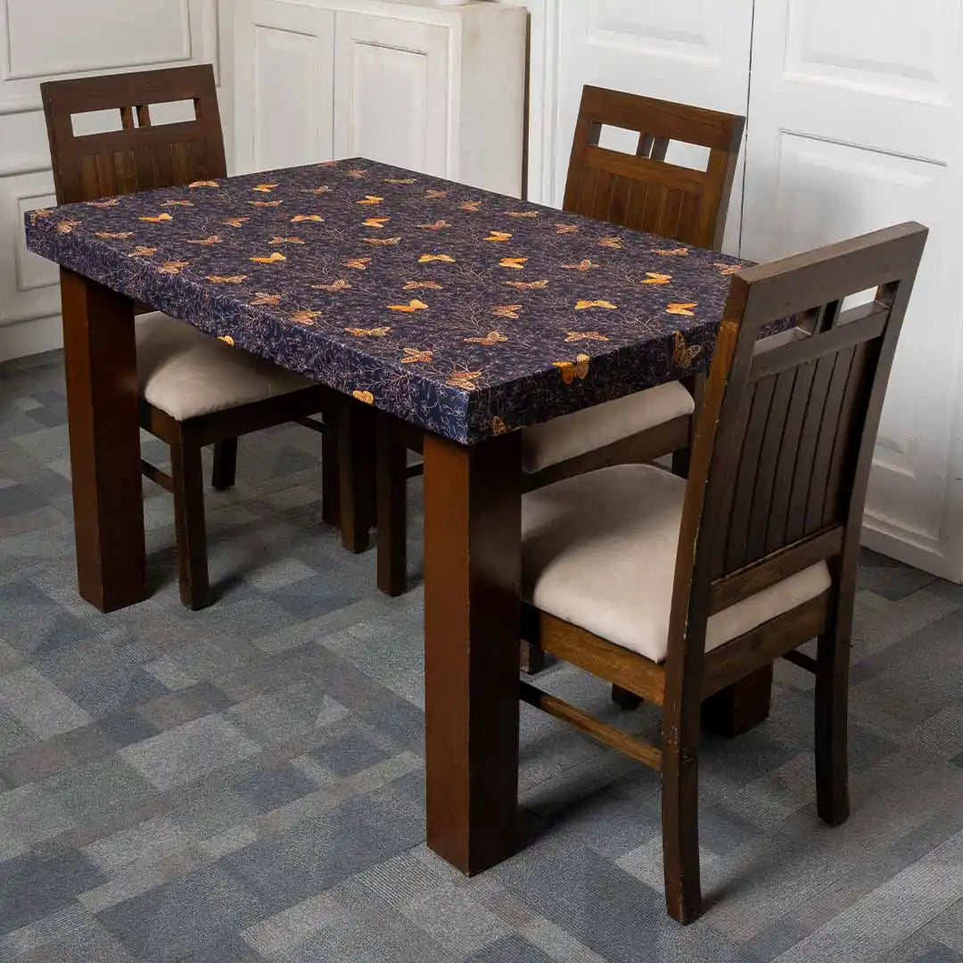 Golden Butterfly Elastic Table Covers