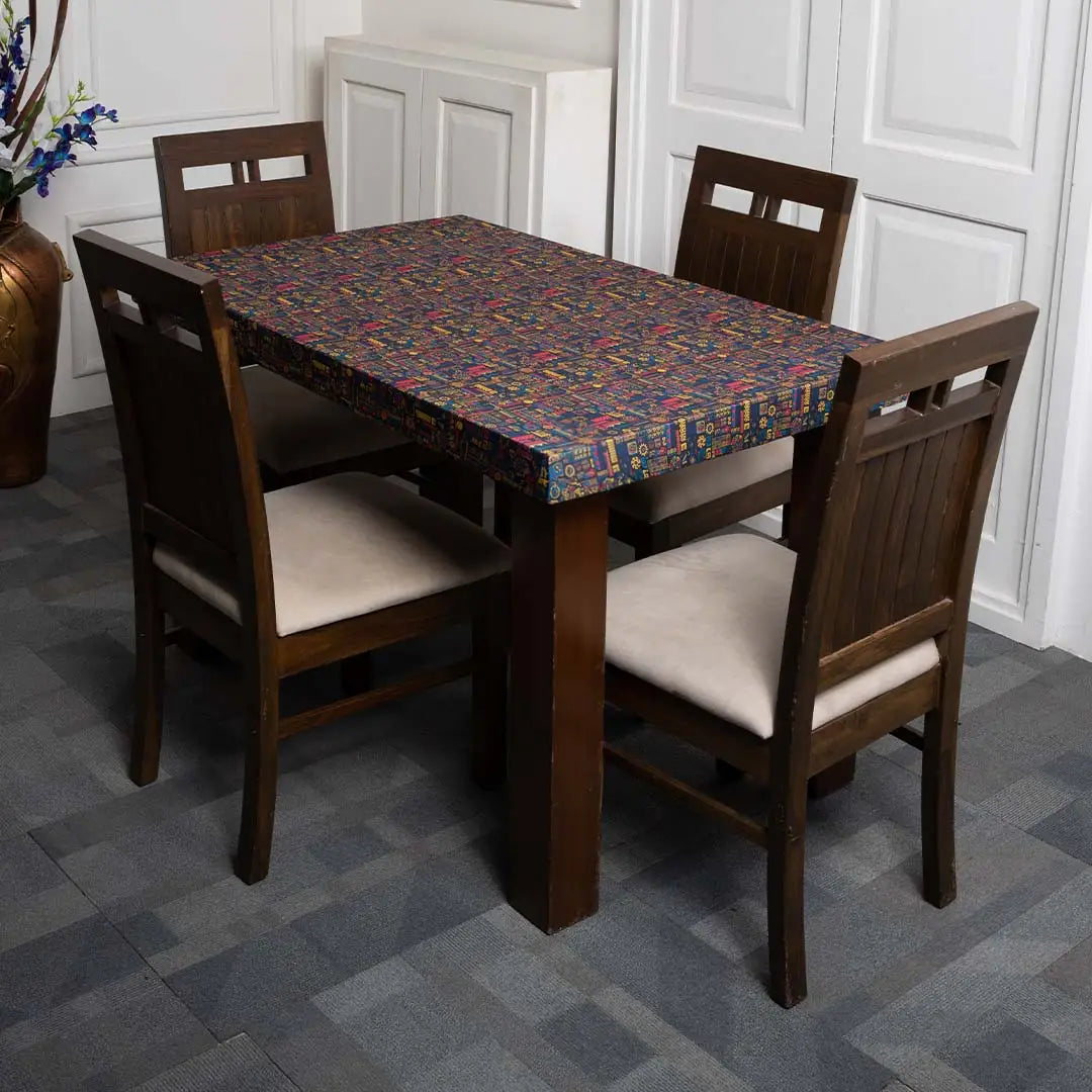 DivineTrendz Exclusive - Handmade Ornament Elastic Table Cover.