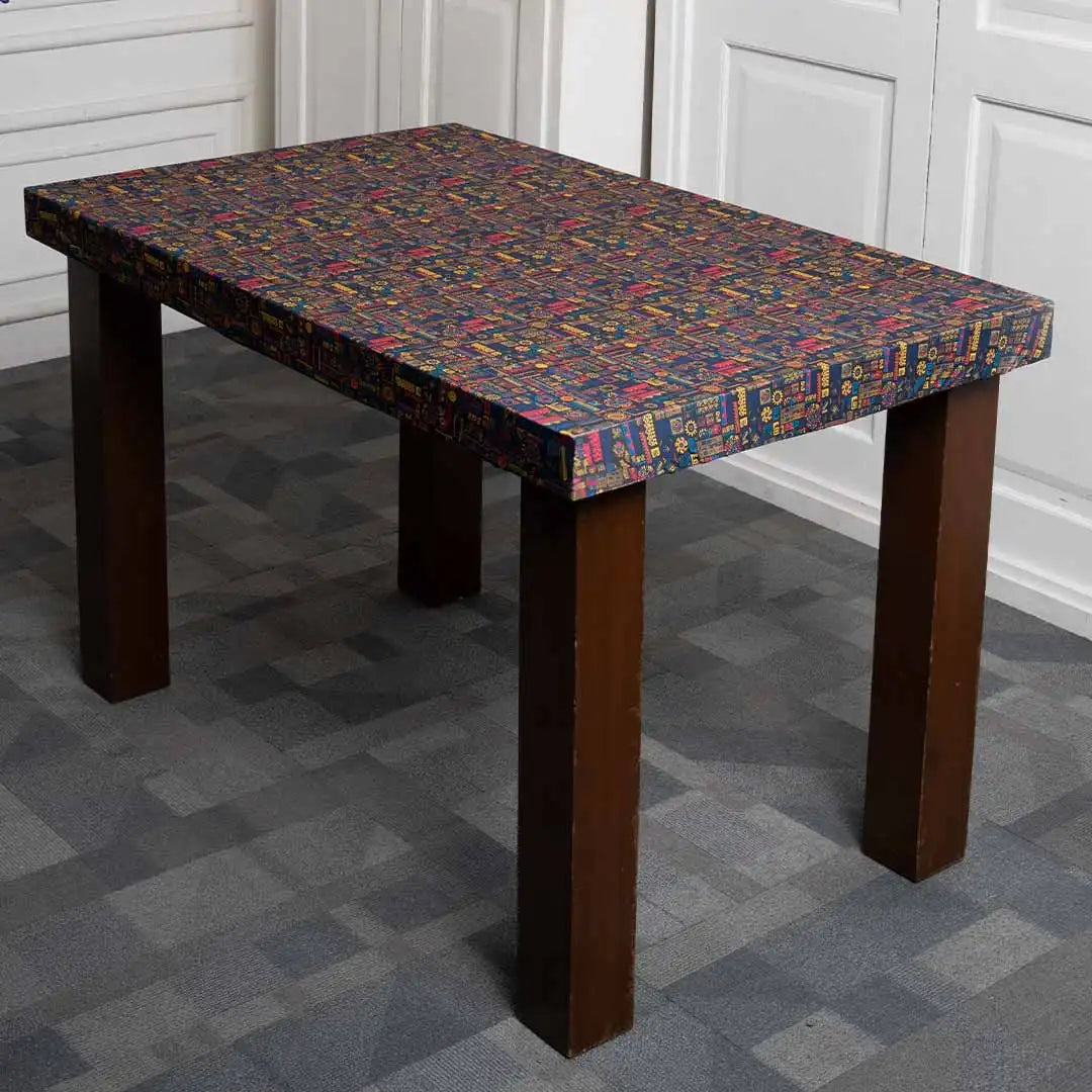 DivineTrendz Exclusive - Handmade Ornament Elastic Table Cover.