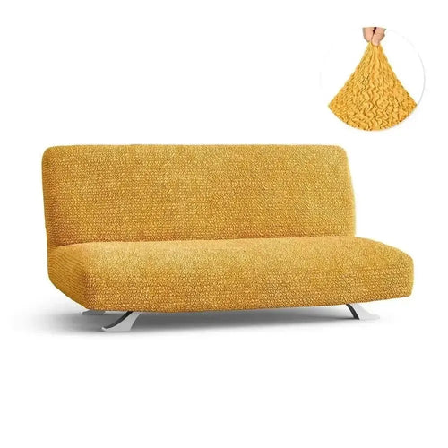 DivineTrendz™ Exclusive - Mango Luxe Crinkle Futon Cover