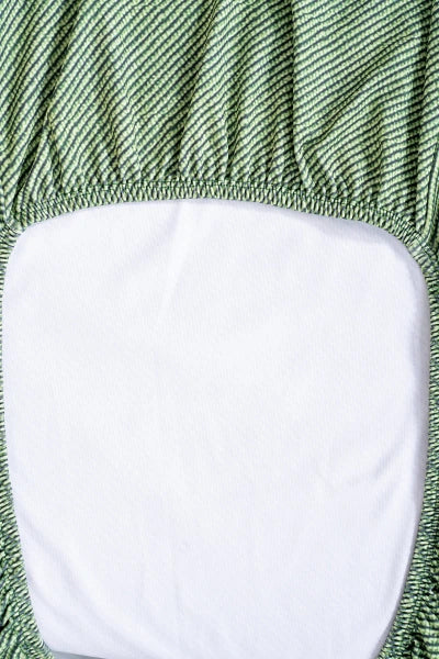 Meadow Green Elastic Dining Chair Covers