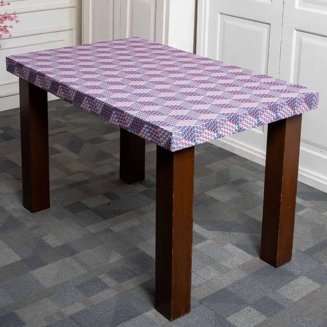 Metaverse Abstract Elastic Table Cover