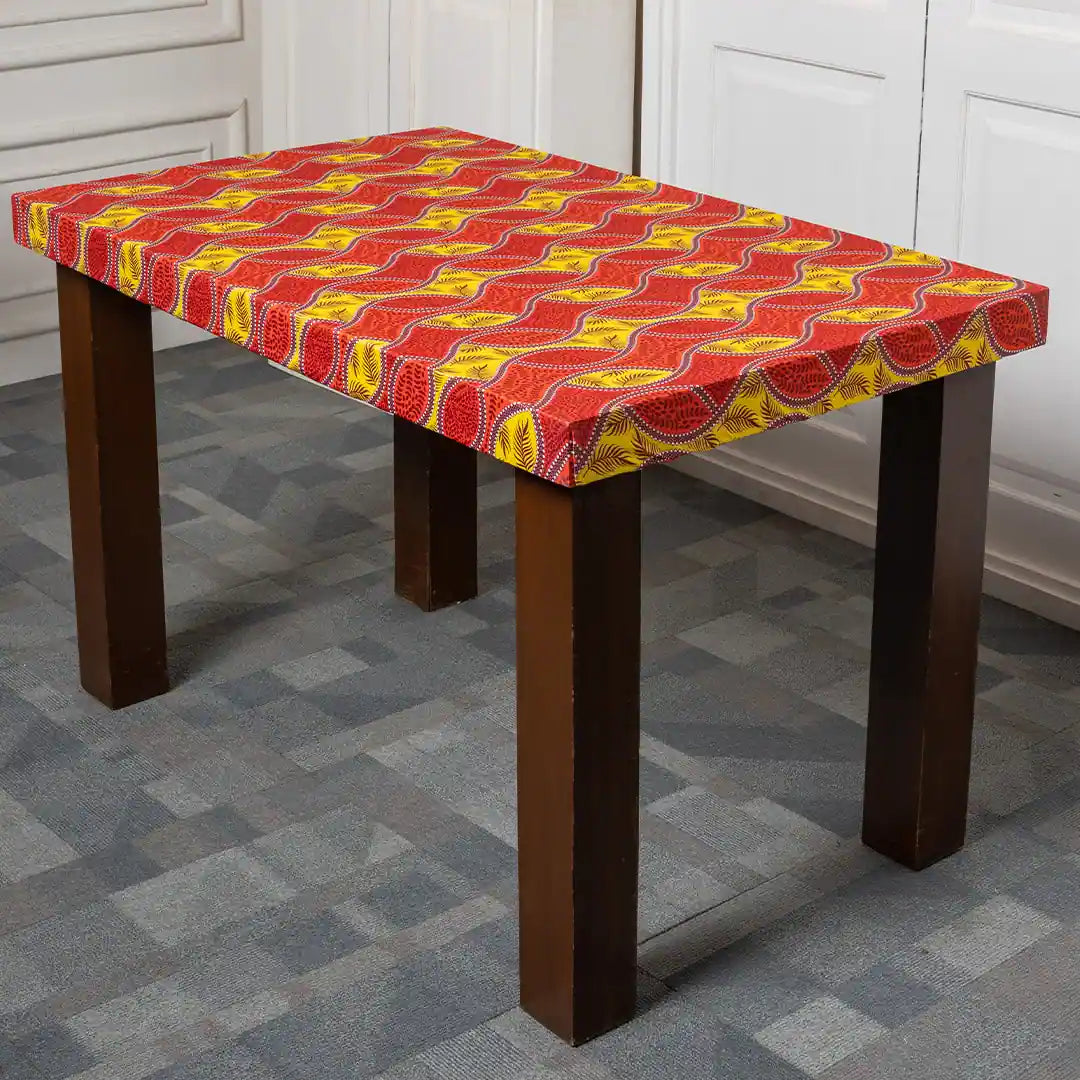 Never-ending Ankara Elastic Table Covers