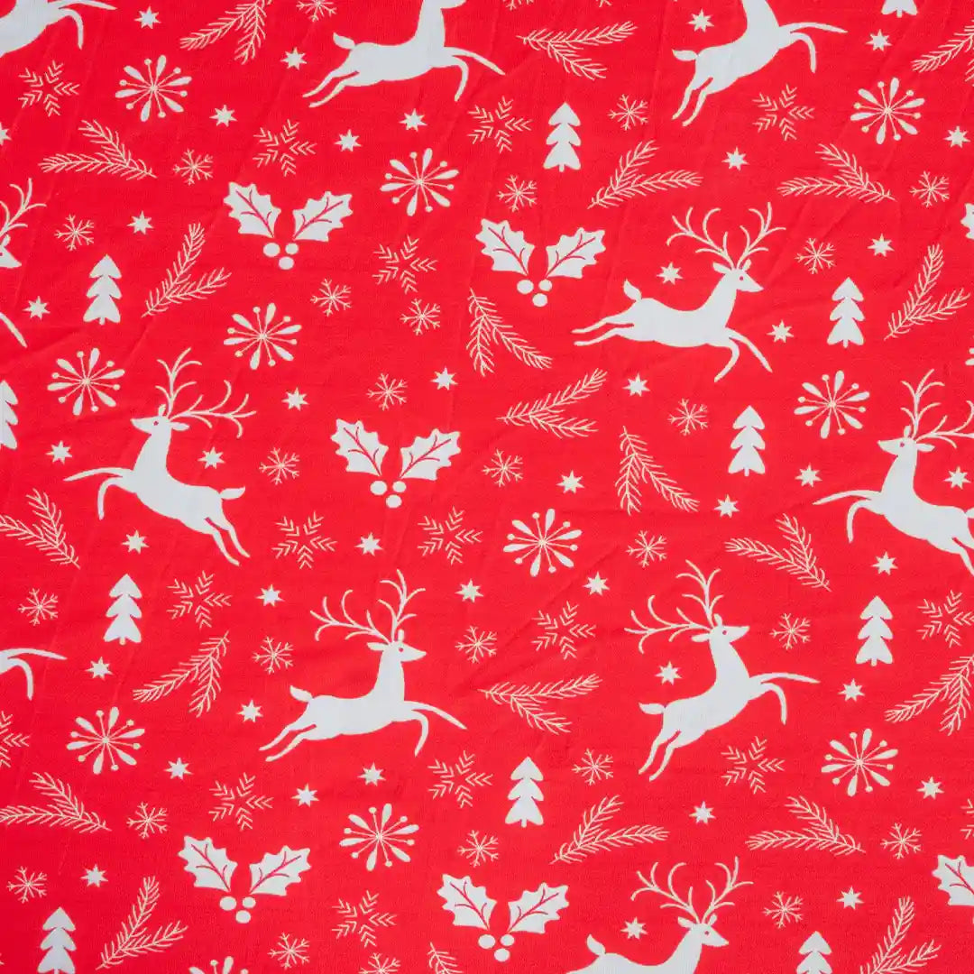 Reindeer Print Design Elastic Chair And Table Cover