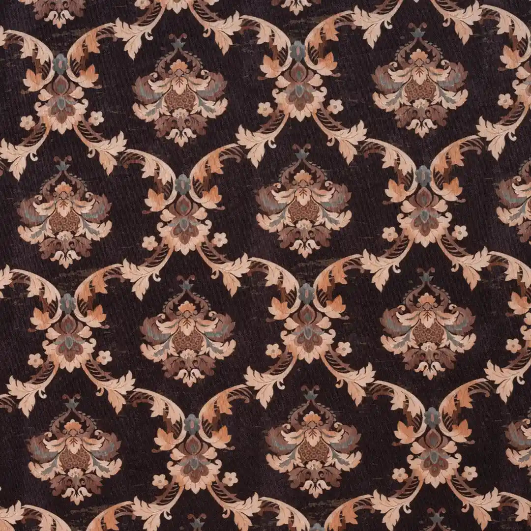 Royals Black Design Elastic Table Cover