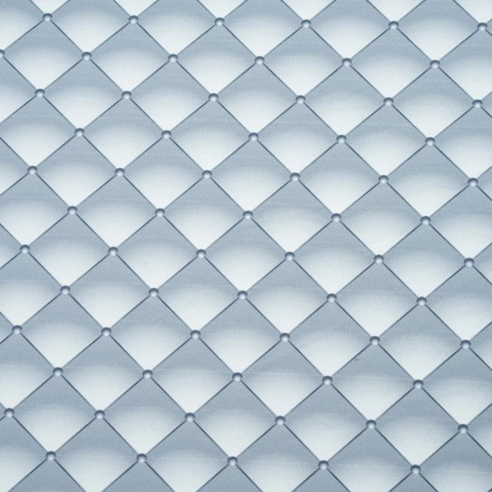 Silver Capitone Design Table Cover