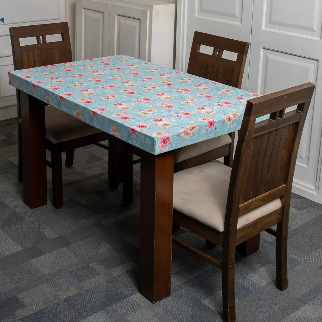 Summer Flower Elastic Table Covers Set
