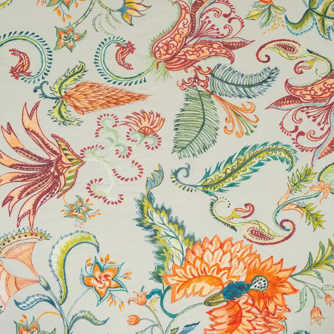 Tropical Flower Design Elastic Chair And Table Cover