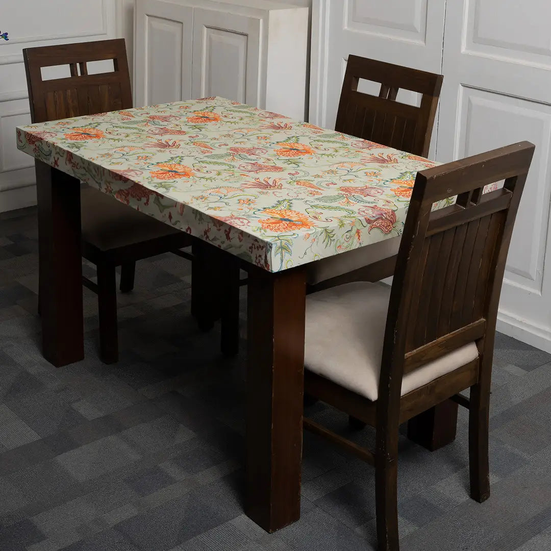 Summer flower Elastic Table Cover Set