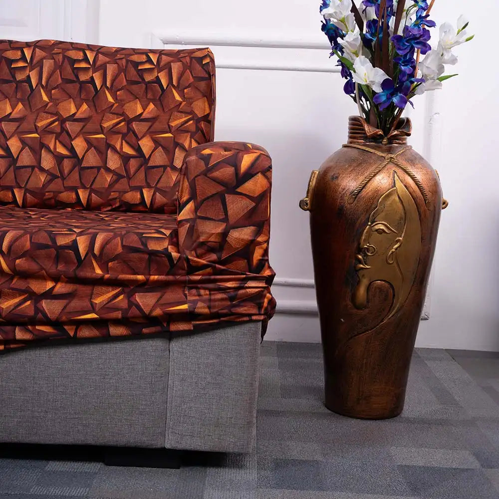 wood smoke 3 seater elastic sofa covers