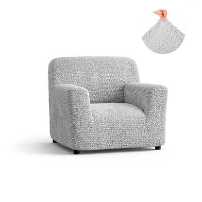 DivineTrendz™ Exclusive - Pearl Crinkle Sofa Cover
