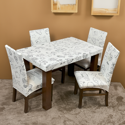 Repaintable Dining Table Chair Covers