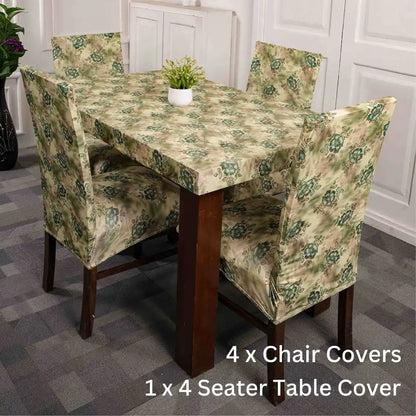 Pistachio Elastic Chair & Table Cover