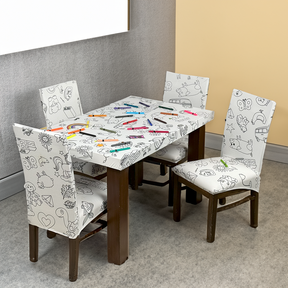 Repaintable Dining Table Chair Covers