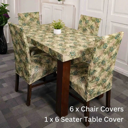 Pistachio Elastic Chair & Table Cover 