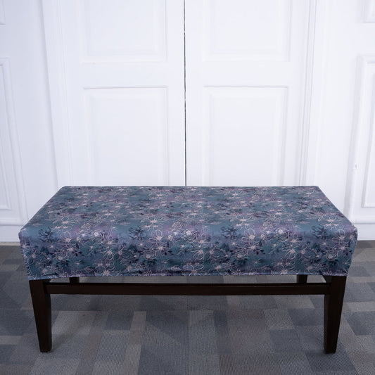 Magical Flowers Elastic Bench Cover