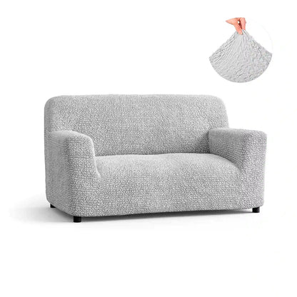 DivineTrendz™ Exclusive - Pearl Crinkle Sofa Cover