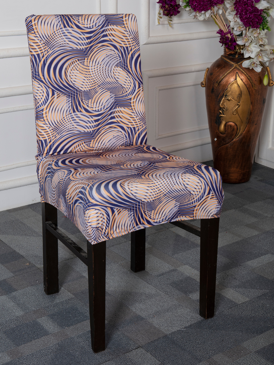 Eclipse Ring Pattern Chair Covers